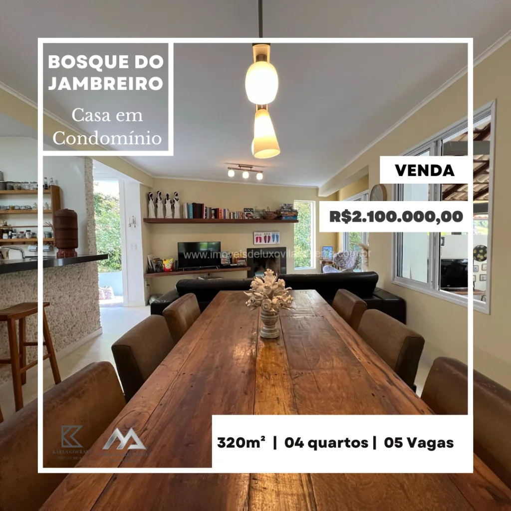Casas à venda condominio bosque do jambreiro nova lima