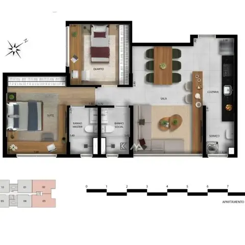 Apartamento de 2 quartos à venda no Edifício Aldea Vale do Sereno Nova Lima — imagem 14