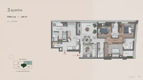 Apartamento com 3 quartos à venda no Botânico - foto 5