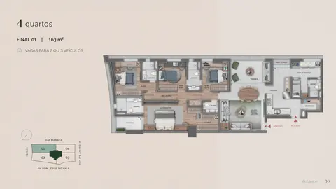 Apartamento com 4 quartos à venda no Botânico - foto 3