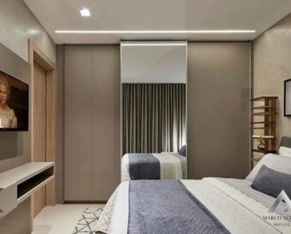 Suíte Master Apartamento de 1 quarto a venda no condomínio Tribeca Nova Lima