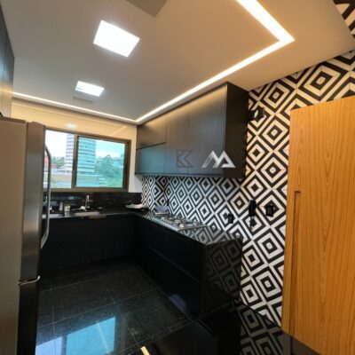 Cozinha Apartamento de 4 Quartos, com 4 vagas, à venda por R$2.700.000,00 no Edifício Bosque do Sereno, Vila da Serra, Nova Lima