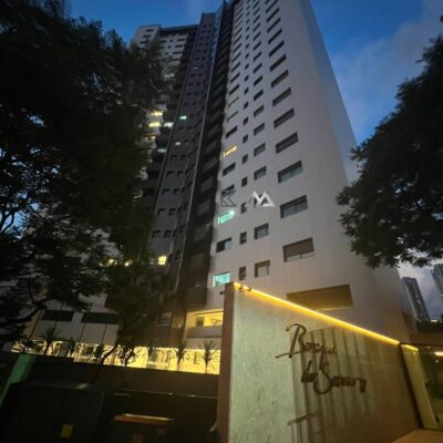 Fachada Apartamento de 4 Quartos, com 4 vagas, à venda por R$2.700.000,00 no Edifício Bosque do Sereno, Vila da Serra, Nova Lima