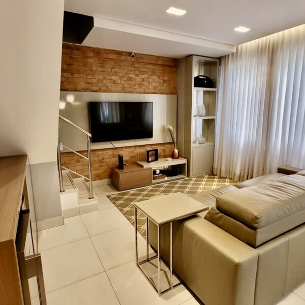 Sala de TV Apartamento de 2 Quartos Duplex à venda por R$1.150.000,00 no Edifício Inovatto, Vila da Serra, Nova Lima