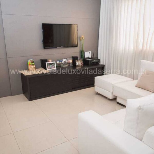 Sala de Televisão Apartamento de 3 Quartos, 2 vagas, à venda por R$1.250.000,00 no Cinecitta Vila da Serra Nova Lima
