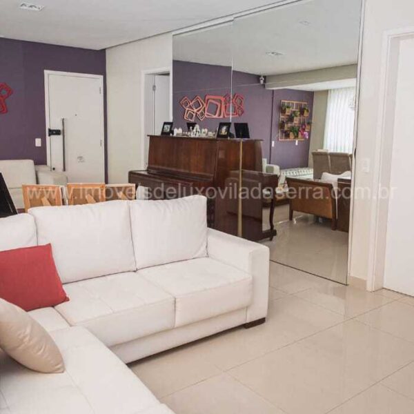 Sala de estar Apartamento de 3 Quartos, 2 vagas, à venda por R$1.250.000,00 no Cinecitta Vila da Serra Nova Lima