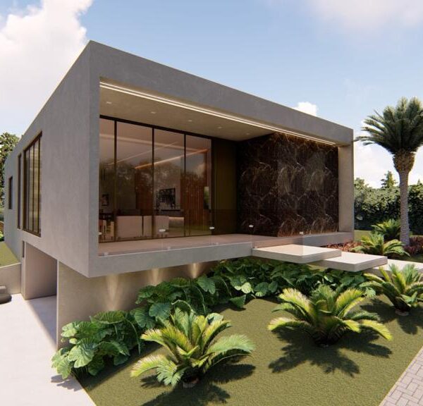Fachada Casa com 4 suítes, com 4 vagas à venda, por R$2.600.000,00 no Residencial Flores, Alphaville Lagoa dos Ingleses, Nova Lima - MG