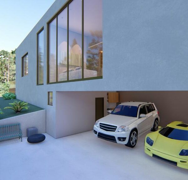 Garagem Casa com 4 suítes, com 4 vagas à venda, por R$2.600.000,00 no Residencial Flores, Alphaville Lagoa dos Ingleses, Nova Lima - MG
