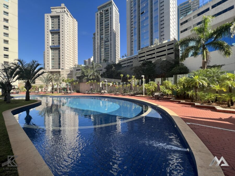 Piscina adulto e infantil Apartamento de 3 quartos, com 2 vagas à venda, por R$1.350.000,00 no Condomínio The Falls - Vila da Serra, Nova Lima - MG