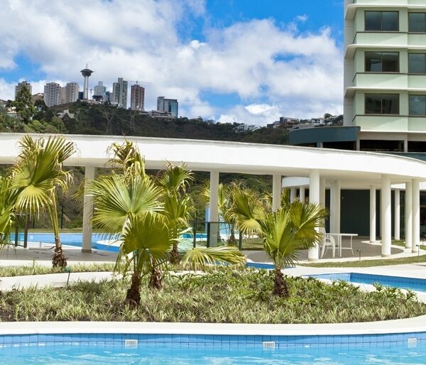 Piscina descoberta Apartamento de 3 quartos com 2 vagas à venda por R$1.450.000,00 no Vila Grimm, Vale dos Cristais, Nova Lima - MG