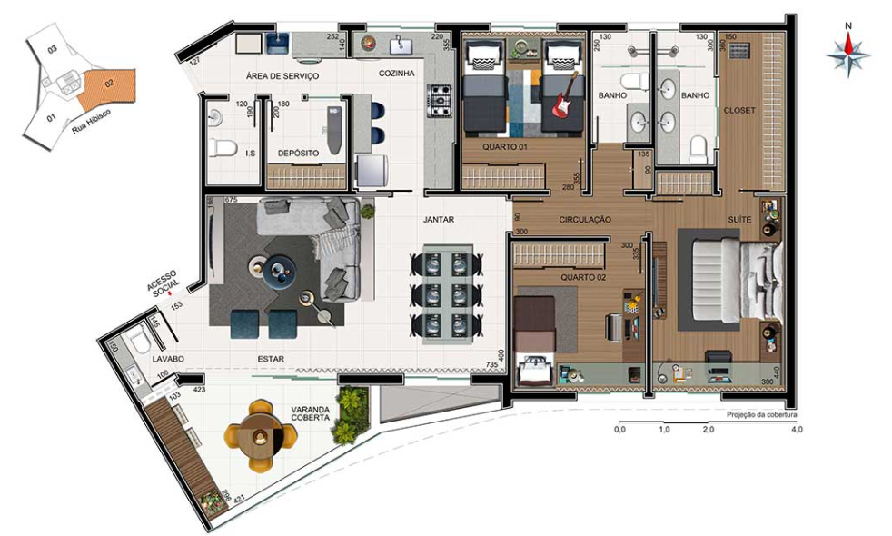 Planta Final 02 Residencial Dom Henrique