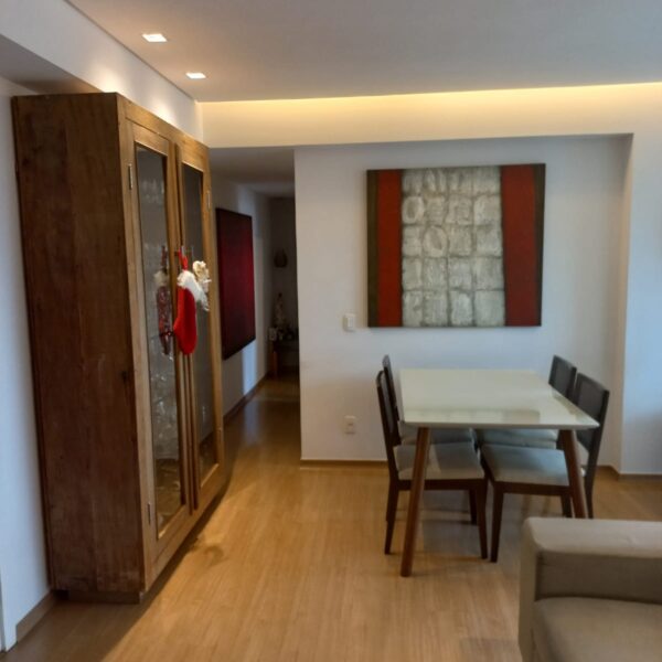 Sala de jantar Apartamento de 2 quartos, com 2 vagas para alugar por R$5.000,00 no Condomínio The Falls, Vila da Serra, Nova Lima - MG