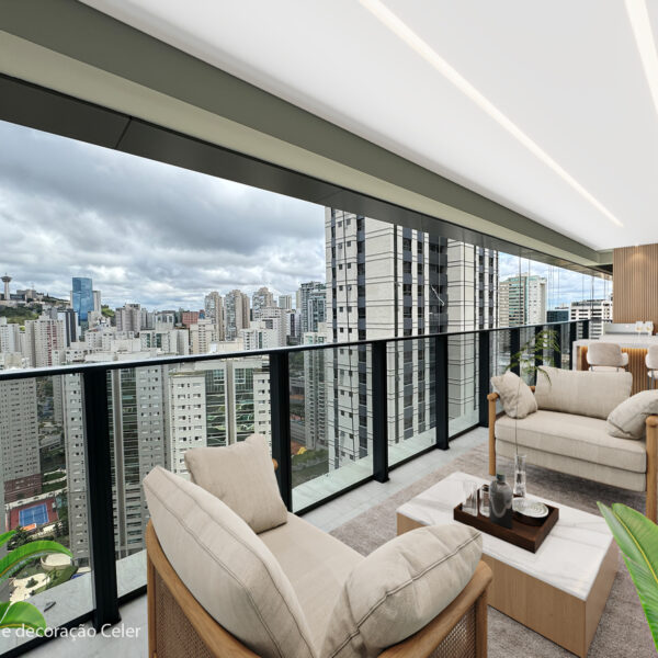 Varanda Apartamento 4 Quartos à venda por R$3.950.000,00 no Duo Vila da Serra
