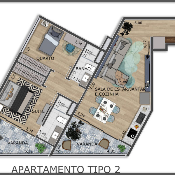 Apartamento de 02 Quartos, à venda no Serenidad Residence Vale do Sereno (4)