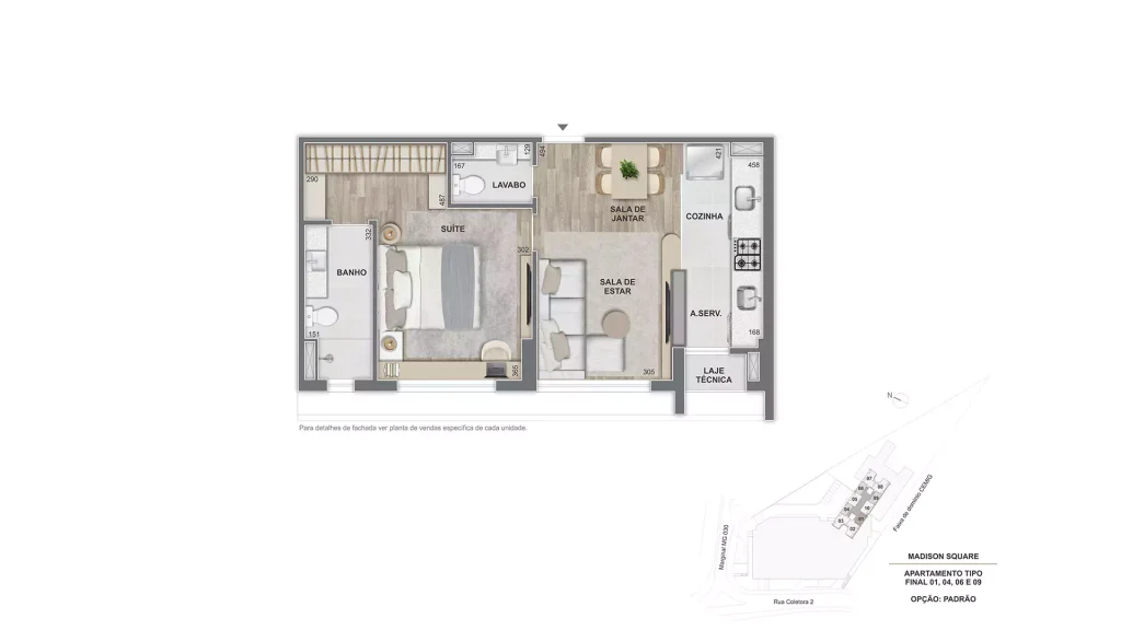 Planta 1 Suite 49m2 Final 01-04-06-09 Madison Square