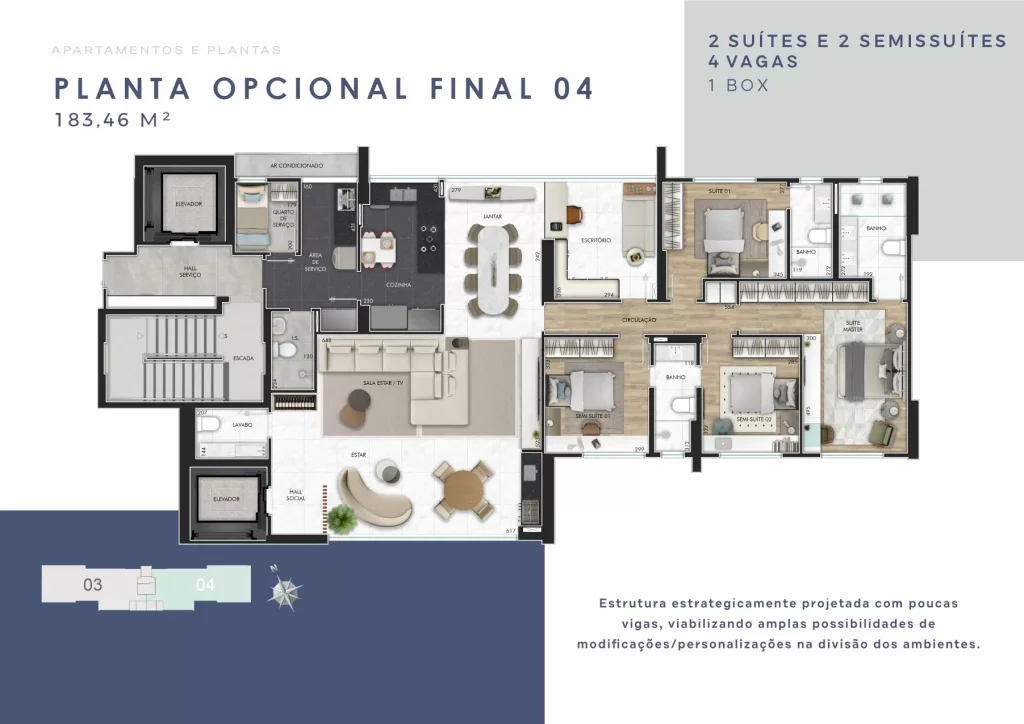 Planta Tipo Final 04 Zenith