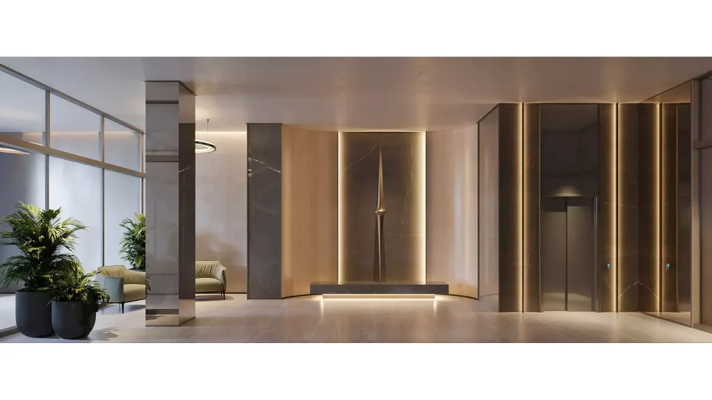 Hall Torre A1 no Condomínio Aura