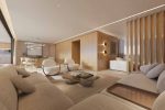 Living integrado cozinha apartamento Citta Sereno 4 suites