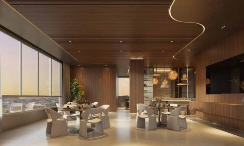 Salao de festas com vista panoramica Citta Sereno Vale do Sereno