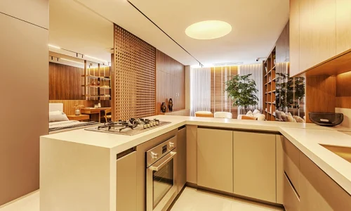 Apartamento Cozinha Selfie Sereno