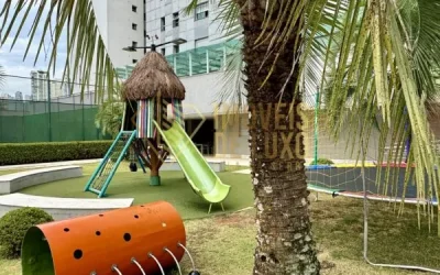 Área infantil -Apartamento à venda na Alameda Oscar Niemeyer Vila da Serra Don Cielo