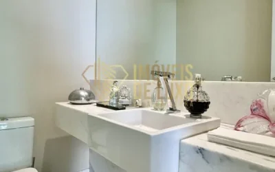 Banheiro - Apartamento à venda na Alameda Oscar Niemeyer Vila da Serra Don Cielo