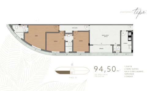 Apto tipo 2 Primavera Home Vale do Sereno