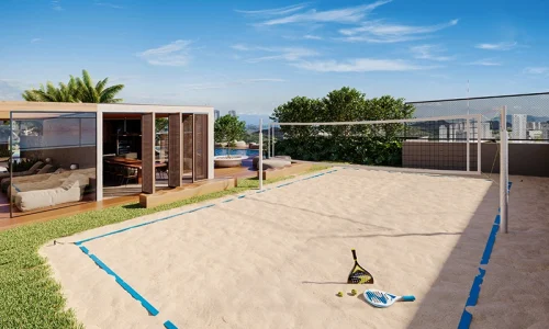 Area Lazer Pilotis Quadras Beach Tennis Selfie Sereno