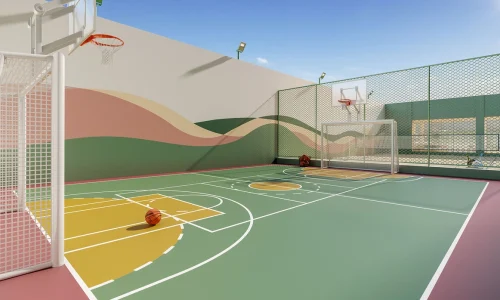 Area Lazer Quadra Poliesportiva High Gardens