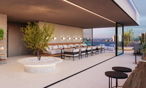 Area Lazer Rooftop Meeting Lounge Selfie Sereno