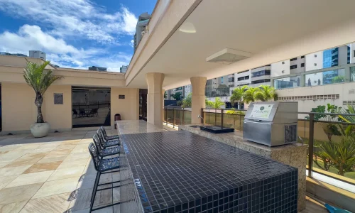 Bancada espaço piscina Le Grand Atlas Vila da Serra