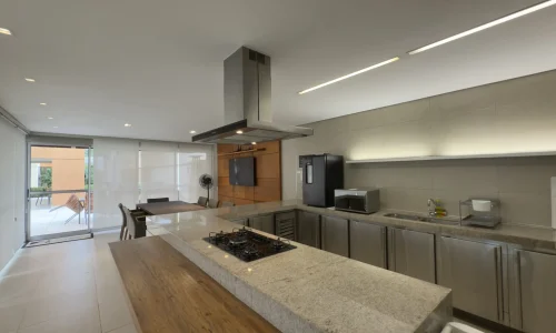 Bancadas espaço gourmet Perfil Vila da Serra