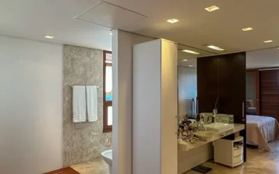 Banho suíte master interno Casa à venda condomínio Mirante da Mata, por R$6.900