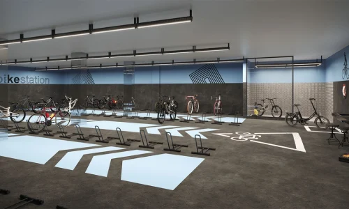 Bicicletario High Gardens