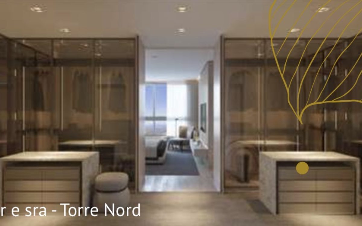 Closet Sr e Sra Apartamento de 4 Suítes à venda no Unique Vila da Serra