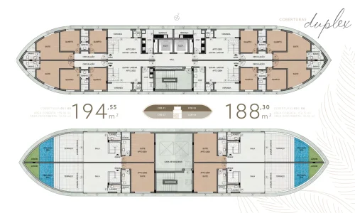 Coberturas duplex Primavera Home Vale do Sereno