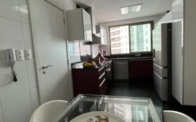 Cozinha Apartamento semimobiliado, de 4 Quartos, com 4 vagas, para aluguel, por R$26.000,00 no Grand Líder Olympus Apolo, Vila da Serra, Nova Lima - MG