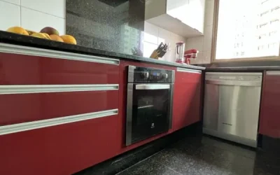 Cozinha com armários Apartamento semimobiliado, de 4 Quartos, com 4 vagas, para aluguel, por R$26.000,00 no Grand Líder Olympus Apolo, Vila da Serra, Nova Lima - MG