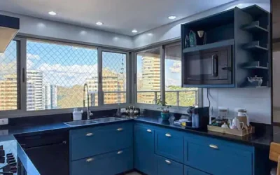 Cozinha com passa prato Cobertura de 04 Quartos à venda no Kadosh Vale do Sereno