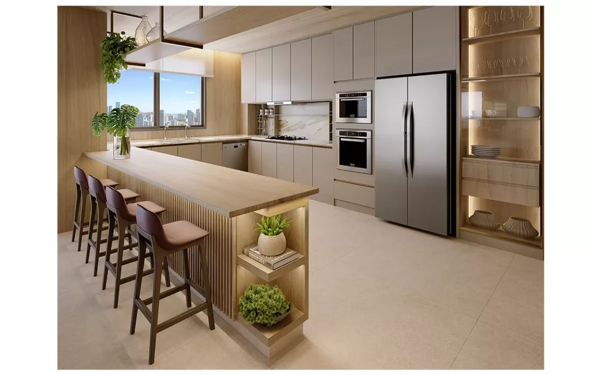 Cozinha em conceito aberto Apartamento com 4 quartos à venda no Place Vendôme