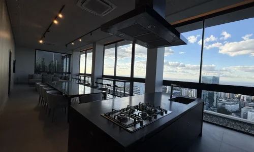 Cozinha espaço gourmet High Line Vila da Serra