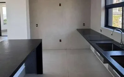 Cozinha integrada à sala Apartamento Duplex 4 suítes à venda no Edifício Miró Vale do Sereno Nova Lima