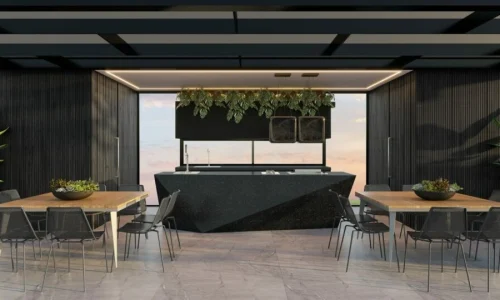 Espaço gourmet Aldea Vale do Sereno