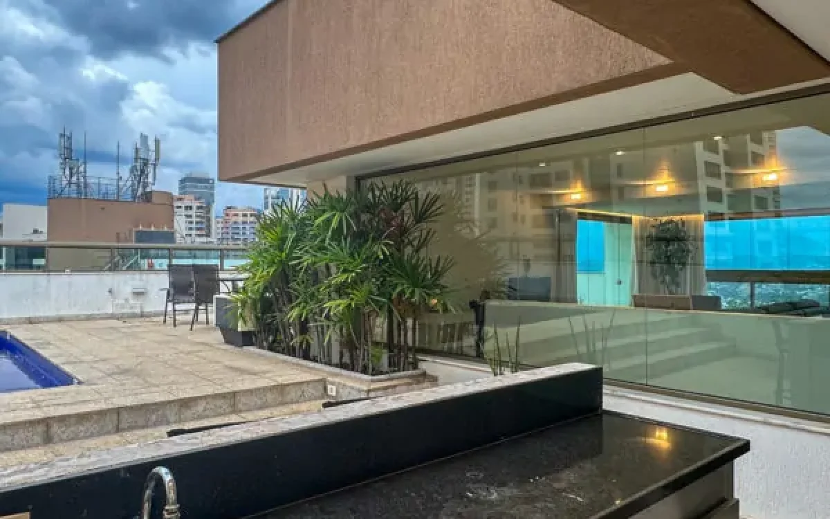 Espaço gourmet Cobertura com 05 Quartos 402m² à venda por R$6.100.000,00 em Vila da Serra - Nova Lima