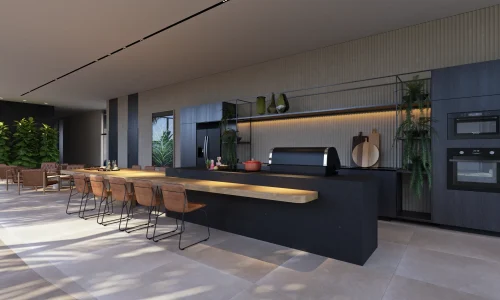 Espaço gourmet Primavera Home Vale do Sereno