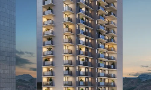 Fachada Noturna Skyline