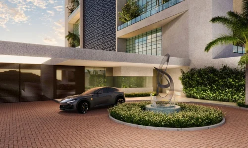 Fachada Praca Entrada High Gardens