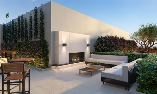 Lounge Lareira Green Arch