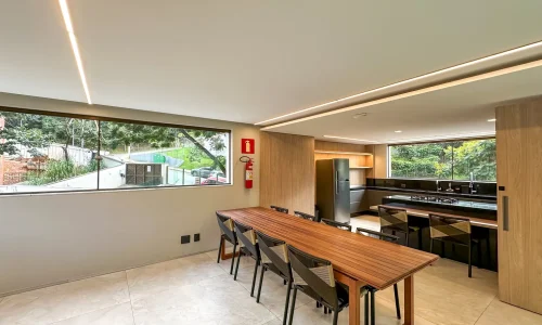 Mesa espaço gourmet Bosque do Sereno Vale do Sereno