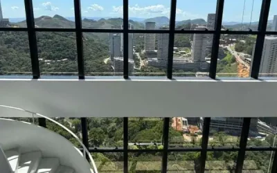 Pé Direito Duplo Apartamento Duplex 4 suítes à venda no Edifício Miró Vale do Sereno Nova Lima